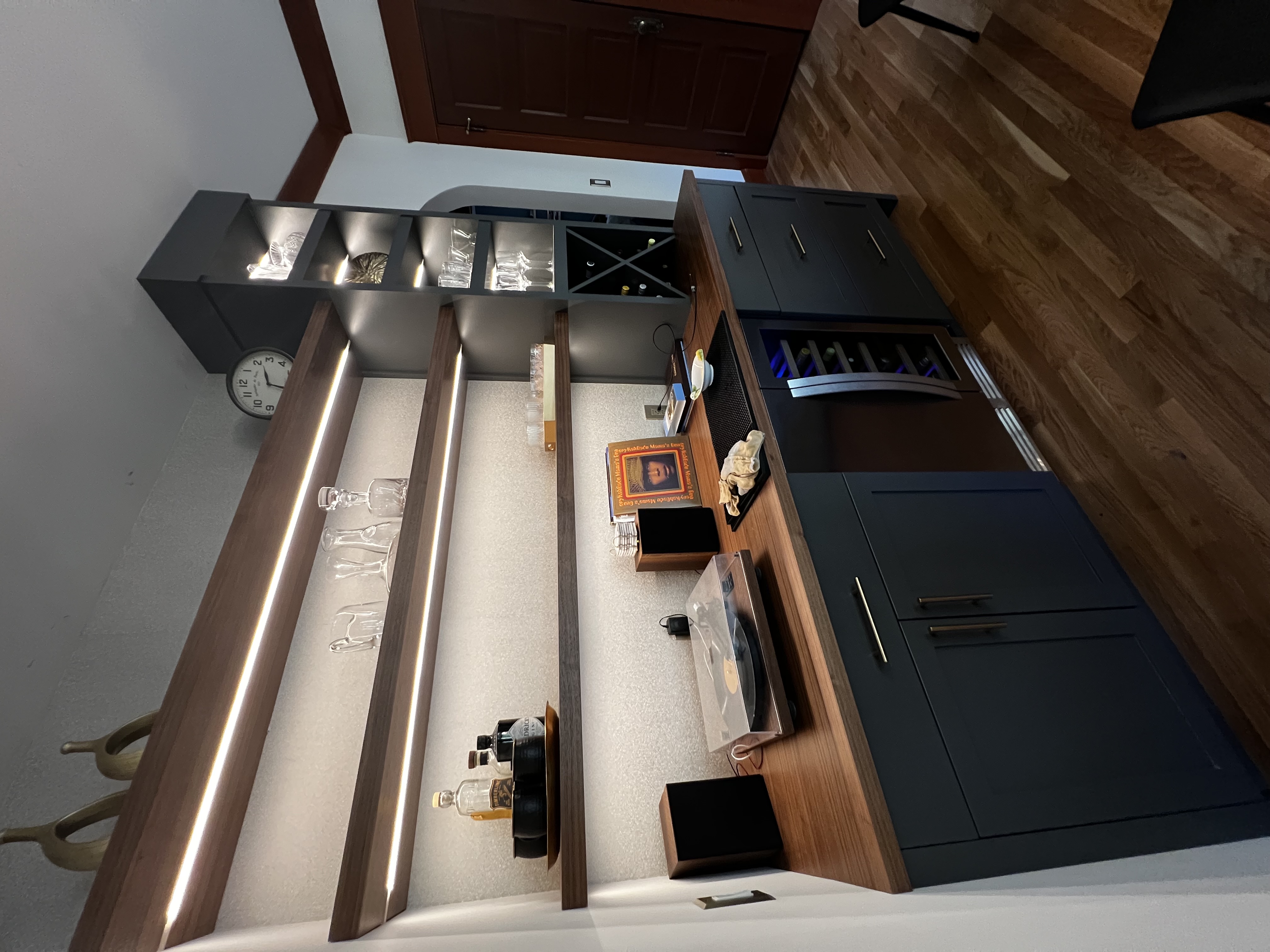 Walnut & Painted